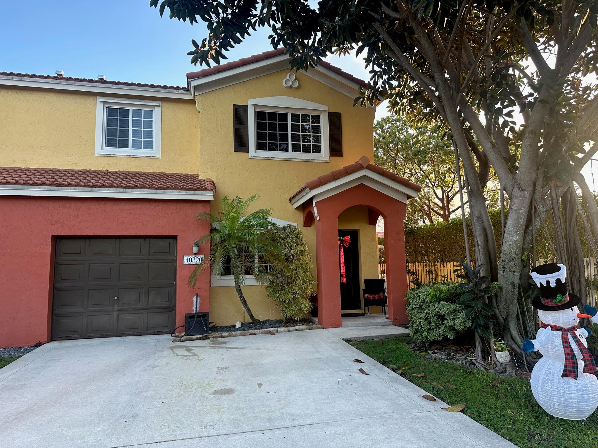 Large, bright four-bedroom townhome in the centrally located community of Avalon in Miramar. Fully updated with beautiful new kitchen appliances and washer, upgraded counters and cabinets. Full home impact windows, and a fenced backyard. Oversize driveway, neutral decor, and many more features that need to be seen. End unit allows for great privacy, yet close to the main gate for easy access. Avalon is centrally located in Miramar and within minutes of everything you desire. Easy commute to local universities and businesses. Limited showing days so please schedule appointments.