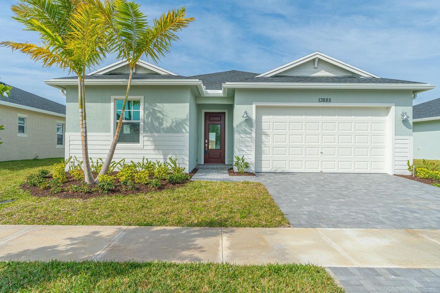 Welcome to This Stunning Brand-New 3 Bed, 3 Bath, w/ Den, 2 Car Garage CBS Home, Never-Lived-In, Designed Exclusively for Active Adults 55+. This 2,032 Sq. Ft. Single-Story Home Offers a Modern Open-Floor Plan, Perfect for Effortless Living and Entertaining. The Great Room and Dining Room Lead to a Covered Patio Perfect for Indoor-Outdoor Living, While the Kitchen Is Designed for Ease of Use and Comes with a Center Island for Increased Counter Space. The Expansive Owner's Suite, Which Includes a Private Bathroom, Has Convenient Access to The Rest of The Home. A Versatile Den, Two Secondary Bedrooms and a Two-Car Garage Complete the Layout. All Appliances and Window Treatments will be Included. Great Location. Call Today!