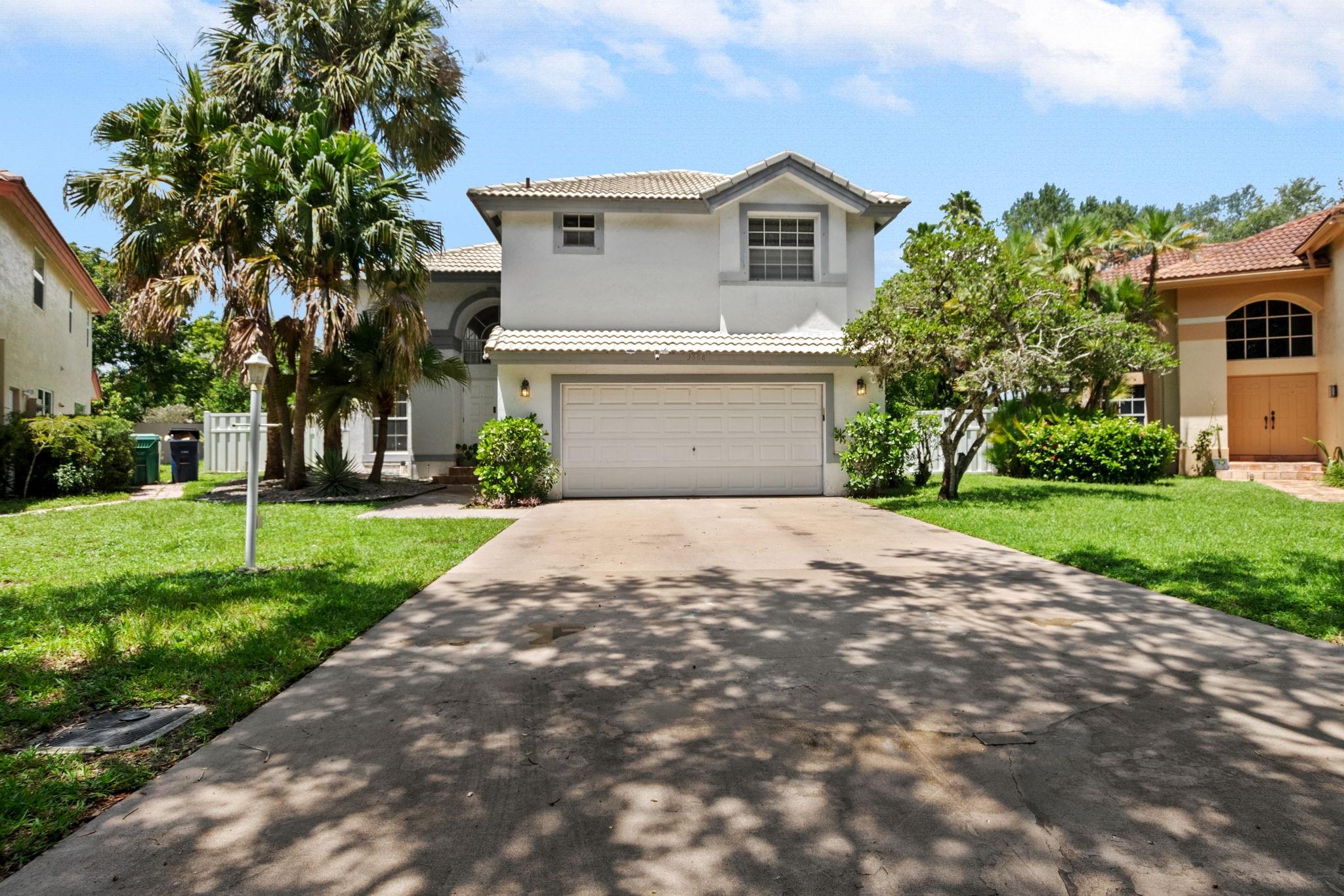 Welcome to your dream home in the beautiful community of Embassy Lakes in Cooper City! This stunning residence features 4 bedrooms, 3.5 bathrooms, and a loft, perfect for families of all sizes. Step inside and be greeted by high ceilings and an inviting open floor plan, with a formal living/dining area ideal for entertaining. The kitchen boasts S/S appliances granite countertops, flowing into a spacious family room. Upstairs, the large master suite offers a master bathroom with dual sinks, a granite vanity, and a glass-enclosed shower. Large laundry room. Step outside to a covered porch overlooking an expansive, fully fenced corner lot of over 11,000 sq ft, perfect for a resort-style pool. Fantastic community amenities, including a clubhouse, pool... plus A+ schools nearby. Don't miss it!