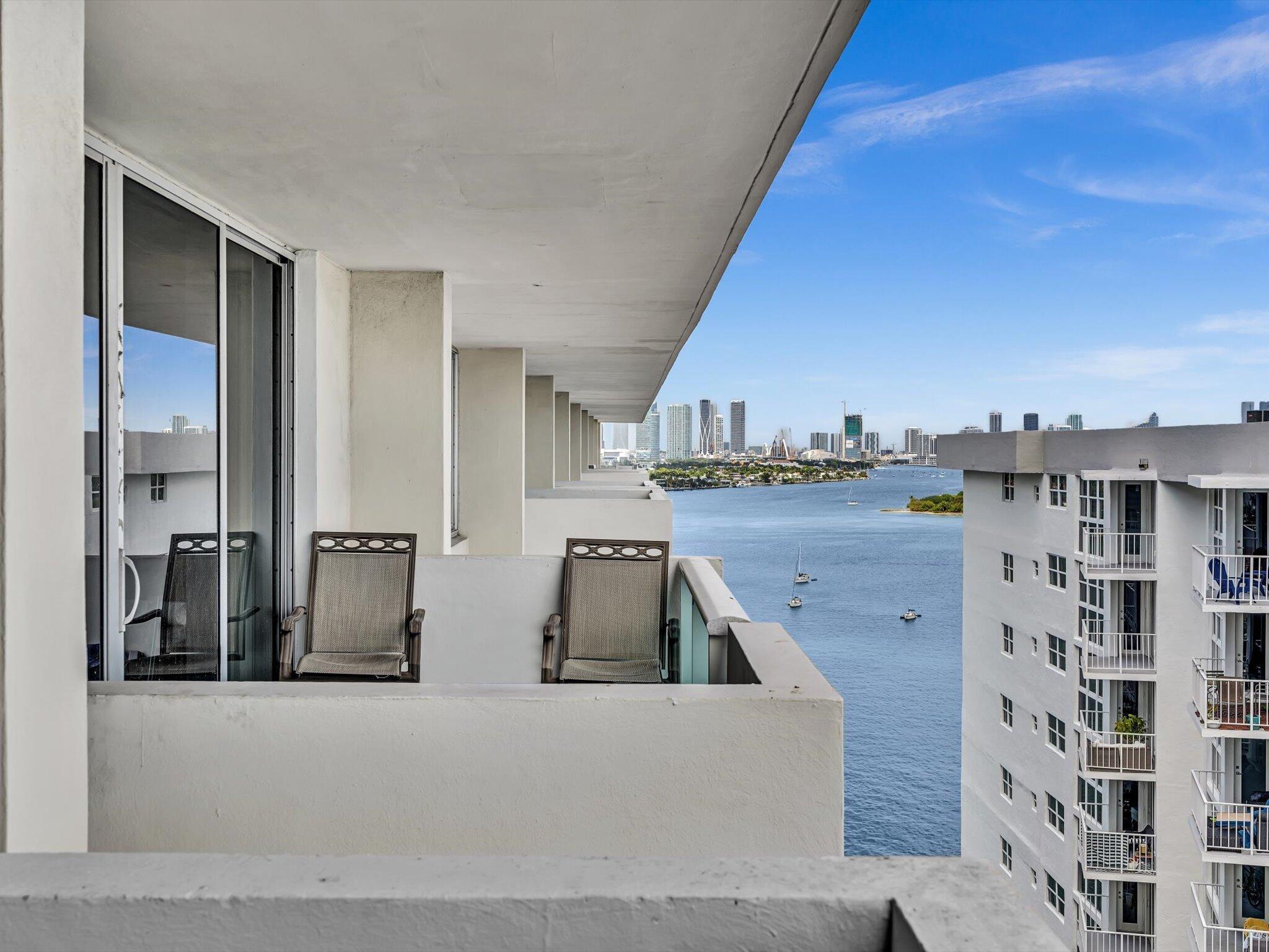 Welcome to the Mirador South Beach, a premier waterfront residence located directly on the Intracoastal Waterway. Don't miss this rare opportunity to own in the iconic Mirador South Beach a 17-story, 423-unit masterpiece by renowned architect Melvyn Grossman, perched right on the Intracoastal. This stunning penthouse-level residence has been fully remodeled with sleek, modern finishes and offers sweeping water views that will take your breath away. Enjoy resort-style living with a 5,000 sq ft fitness center with sauna, a waterfront pool with jacuzzi, convenience store, and full-service lobby. Just steps from Lincoln Rd, Whole Foods, Trader Joe's, Flamingo Park, local dining, and the beach, this is South Beach living at its finest! - ALL ASSESSMENTS WILL TAKEN CARE OF BY SELLER