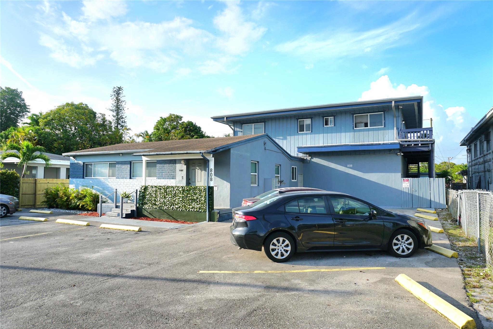 A compelling opportunity for a turnkey multifamily investment with steady cash flow and renovation already done. 8 spacious furnished studios and one 2/2 apartment unit with washer and dryer. 10 parking spaces. Conveniently located to shops and restaurants: 10 minutes to the beach, 5 minutes to Las Olas. A great investment with a 6.3%+ cap rate. Do not disturb tenants. Contact listing agent for showings or more information.