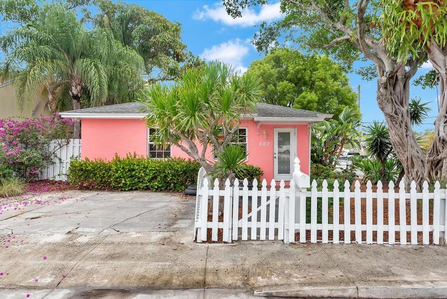 4 unit multi family property in the city of Lake Worth Beach. Property consists of 2 separate CBS buildings made up of one 2 bedroom 1 bath unit, two 1 bedroom 1 bath units and one efficiency. Both buildings have been renovated and have newer roofs, impact windows & doors, updated kitchens, baths and central a/c systems. There are 3 off street parking spaces and a washer and dryer on site. Units feature full kitchens, terrazzo floors, granite countertops, stainless appliances, tiled bathrooms and central air. Perfect for an owner occupant, rental business or multifamily investment.