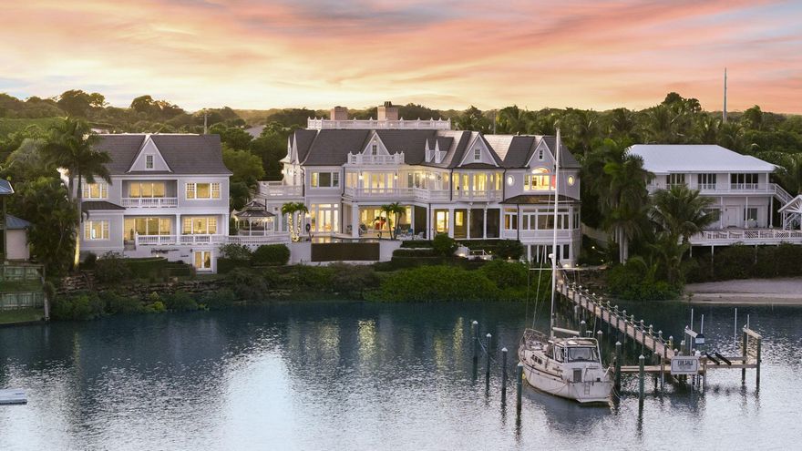 LUXURY PROPERTY AUCTION: 6-20 March.
Accepting starting bids through 5 March.
Starting bids expected between $10M-$15M.
Earn an incentive by 5 March.
Anglesea Estate represents an architectural masterpiece on 200 feet of elevated Intracoastal Waterway frontage, where expansive floor-to-ceiling windows frame sweeping water views from nearly every room. Inside, timeless European architecture meets modern coastal luxury through impeccable craftsmanship—custom millwork, hand-carved Carrara marble fireplace, Murano chandeliers, and exquisite reclaimed stained-glass transoms. The chef's kitchen features dual walk-in pantries and premium appliances, while the primary suite includes a fireplace, dual spa-like en-suites, and massive custom-built walk-in closets. Each bedroom suite enjoys broad open terraces. A three-story elevator ensures effortless access throughout the three-story residence. The covered veranda opens to a heated pool and spa powered by solar and electric systems. For watercraft enthusiasts, the 140-foot private dock with 16,000-pound lift sits on a no-wake stretch with direct Jupiter Inlet access. This European-influenced waterfront retreat blends classic craftsmanship with contemporary sophistication for distinguished South Florida living.