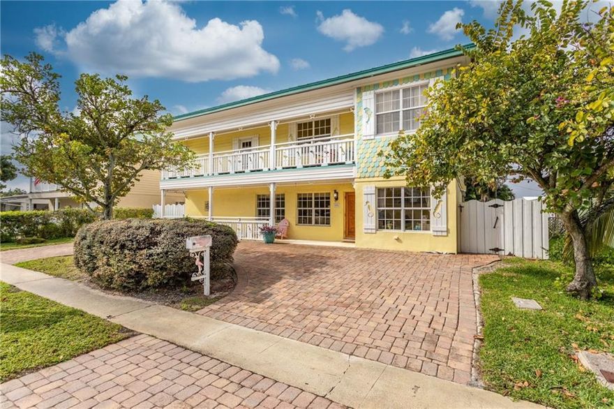Looking for an amazing home in East Deerfield Beach, here it is! Two story Key West style, pool home that was lovingly improved by its owners. Huge Mother-in-Law suite downstairs and a primary master upstairs with an updated, beach feel master bath. Open kitchen layout with double ovens, impact glass windows throughout and a metal roof with lots of life left in the warranty. This home is great for a family looking to build memories and enjoy an entertaining lifestyle; or it would be a cash machine as an Airbnb! $17K whole house generator with 500 gal propane tank; 2 new A/C's in 2017, water heater 2014. *This home qualifies for our Guaranteed Sale Program* If you already own a home, you can Buy This Awesome Home with No Money Down and No Payments for 6 Months*…….call for conditions