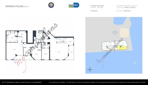 Tiny photo for 17301 BISCAYNE Boulevard #PH-7, North Miami Beach, FL 33160 (MLS # B26090495)