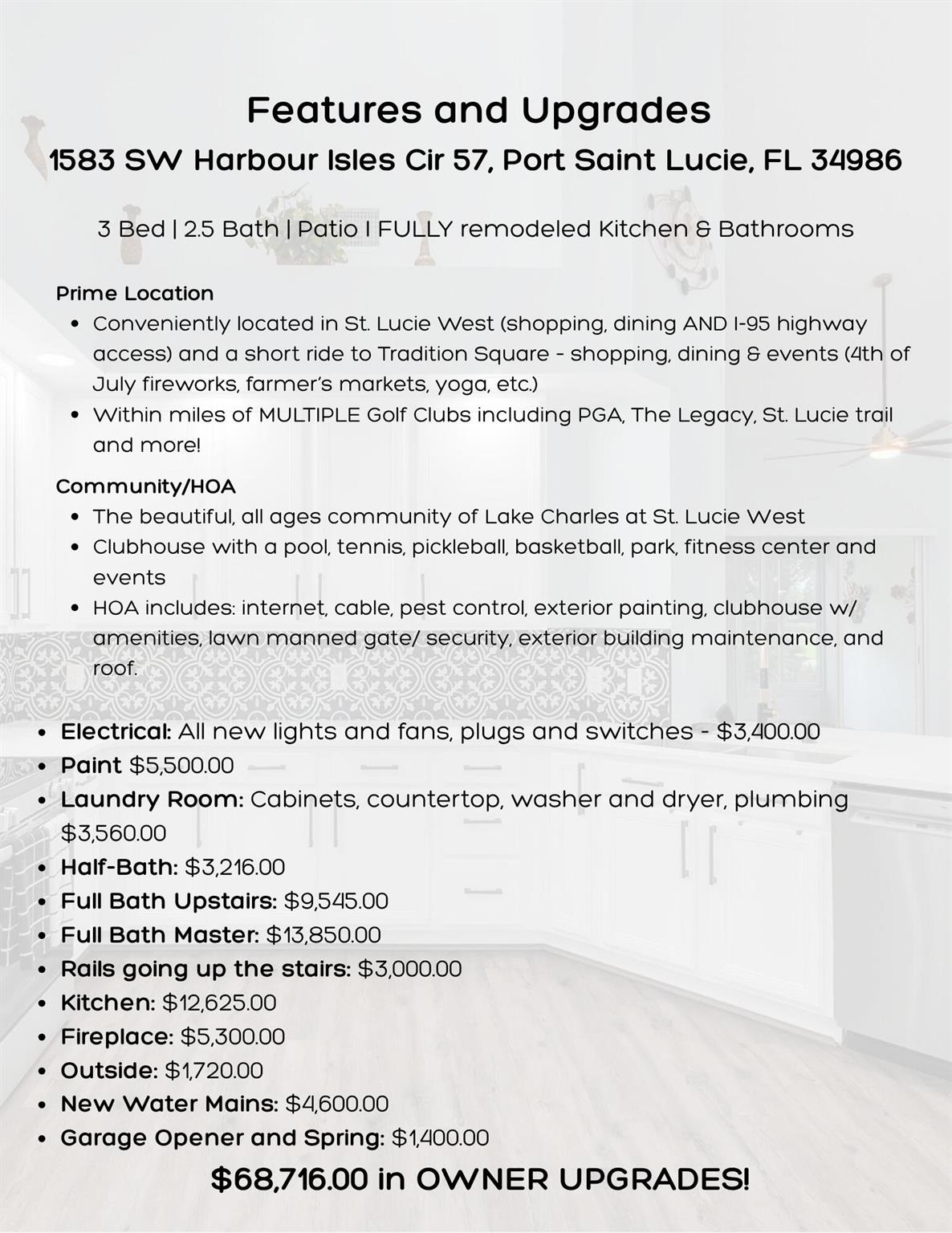 HARBOUR ISLES AT LAKE CHA - Residential