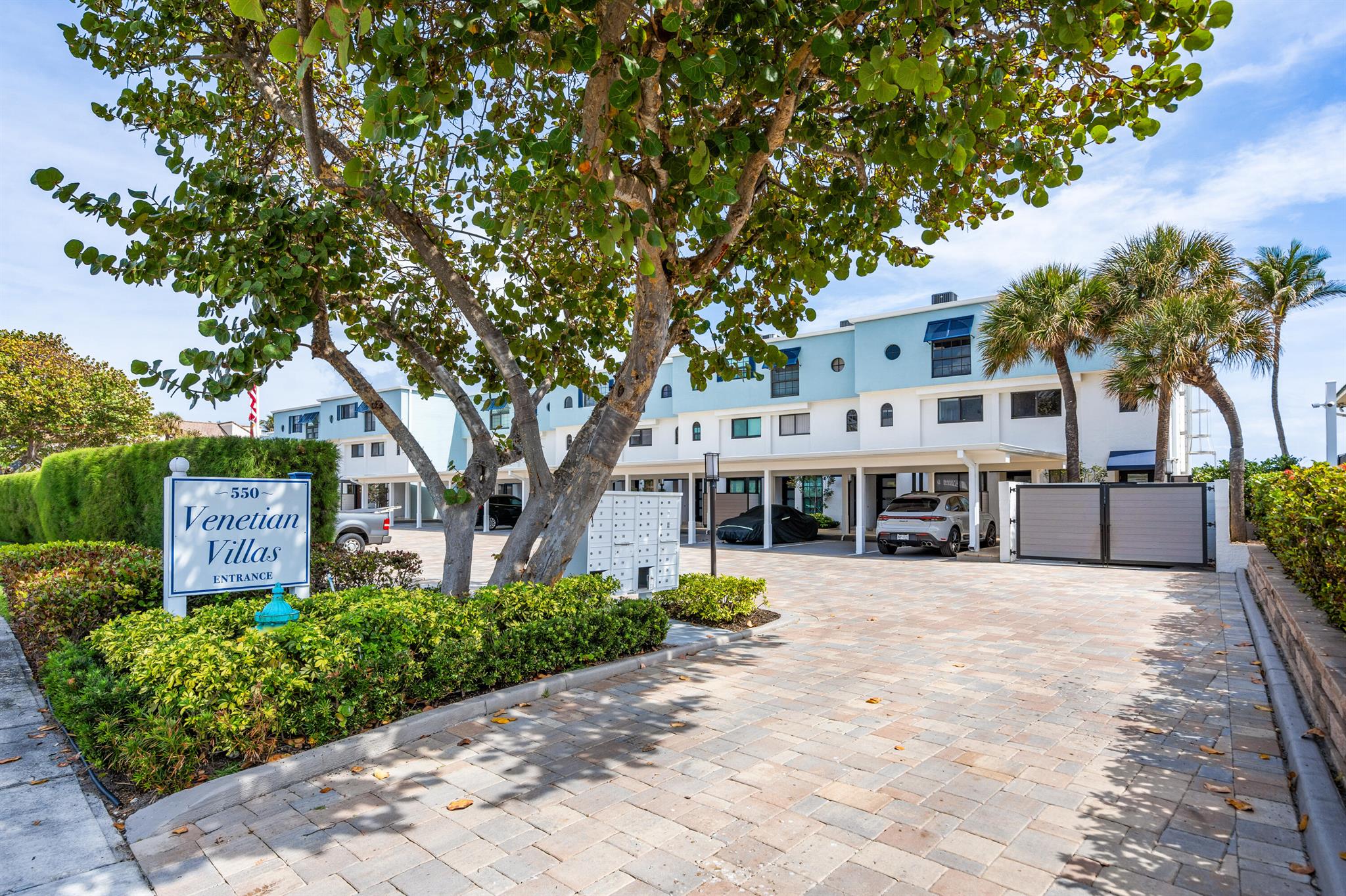 Showings will not start until Friday, March 8th. Welcome to Venetian Villas, truly a one-of-a-kind boutique building featuring only 27 units. Ideally located just 20 feet from the sand, this unit is the epitome of beachfront living. Venetian Villas is less than a 5-minute walk to Downtown Deerfield Beach and only a 10-minute drive to Downtown Boca! As soon as you open the front door, you are immediately immersed by two shades of ocean blues. This 2 bedroom, 2 bathroom unit features an oversized patio, providing an amazing private space to enjoy the beautiful beach. This is an incredibly rare opportunity to renovate and create your perfect dream home! The exterior of Venetian Villas underwent extensive renovations, costing each unit owner approximately $125,000.
