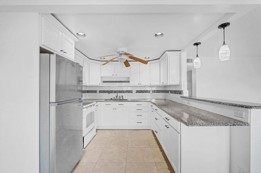 Resort Style Living - 55+ Community - Recently PAINTED as of March 2026 - NEW Refrigerator - New Boiler - Internet, Cable and Water included  Fitness Center, Indoor/Outdoor Pool - Courtesy Buses - Bingo - Card Room - Tennis - Pickleball - Cinema - On-Site House of Worship Great location close to Turnpike, Parks, Shopping and Restaurants