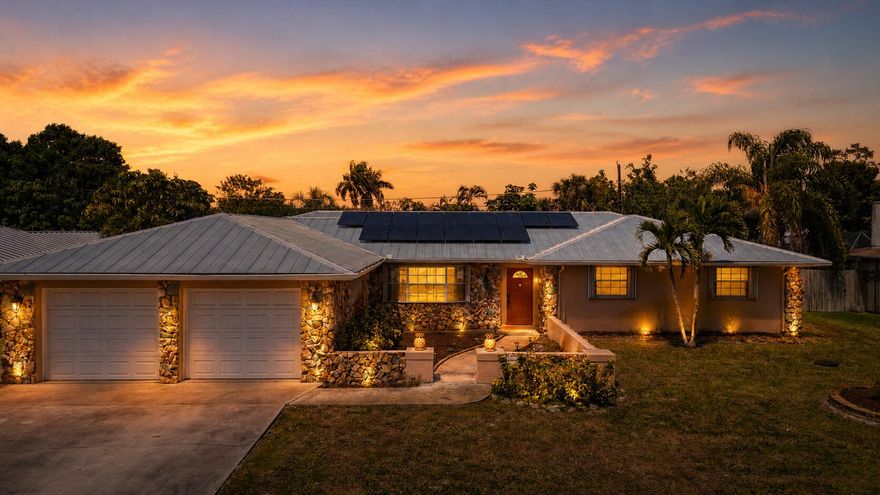 Energy-Efficient Pool Home - Back on Market with Premium Upgrades

Welcome to this beautifully updated 3-bedroom, 2.5-bathroom home in the highly desirable River Park neighborhood, featuring over 2,600 sq ft of living space on a 12,632 sq ft lot — and no HOA.

Thoughtfully enhanced for long-term comfort, this home delivers the perfect combination of modern upgrades, storm protection, and energy savings.

Energy Efficiency & Major Upgrades:

2024 metal roof - hurricane-rated and built to last

Whole-house solar panel system and Generac LPG backup generator

Electric bills average under $20 per month

Accordion shutters - full storm protection

New sprinkler system for lush landscaping Outdoor Living:
Screened-in private pool with large covered patio
Separate utility room/office off the patio - ideal for hobbies, storage, or a home gym
Spacious & Flexible Interiors:
24x19 living room and 20x20 great room - perfect for entertaining
Updated kitchen with granite countertops, stainless steel appliances, and cozy breakfast nook
Primary suite with dual sinks and walk-in shower
Converted 2-car garage into a full media room - great for movies, gaming, or remote work
Location Highlights:
Close to Northport K-8, Southport Middle, and Port St. Lucie High
Minutes to local parks, boat ramps, and shopping centers
Back on the market with updated pricing and unbeatable value.
Schedule your private showing today and experience the comfort, savings, and resilience this home has to offer.