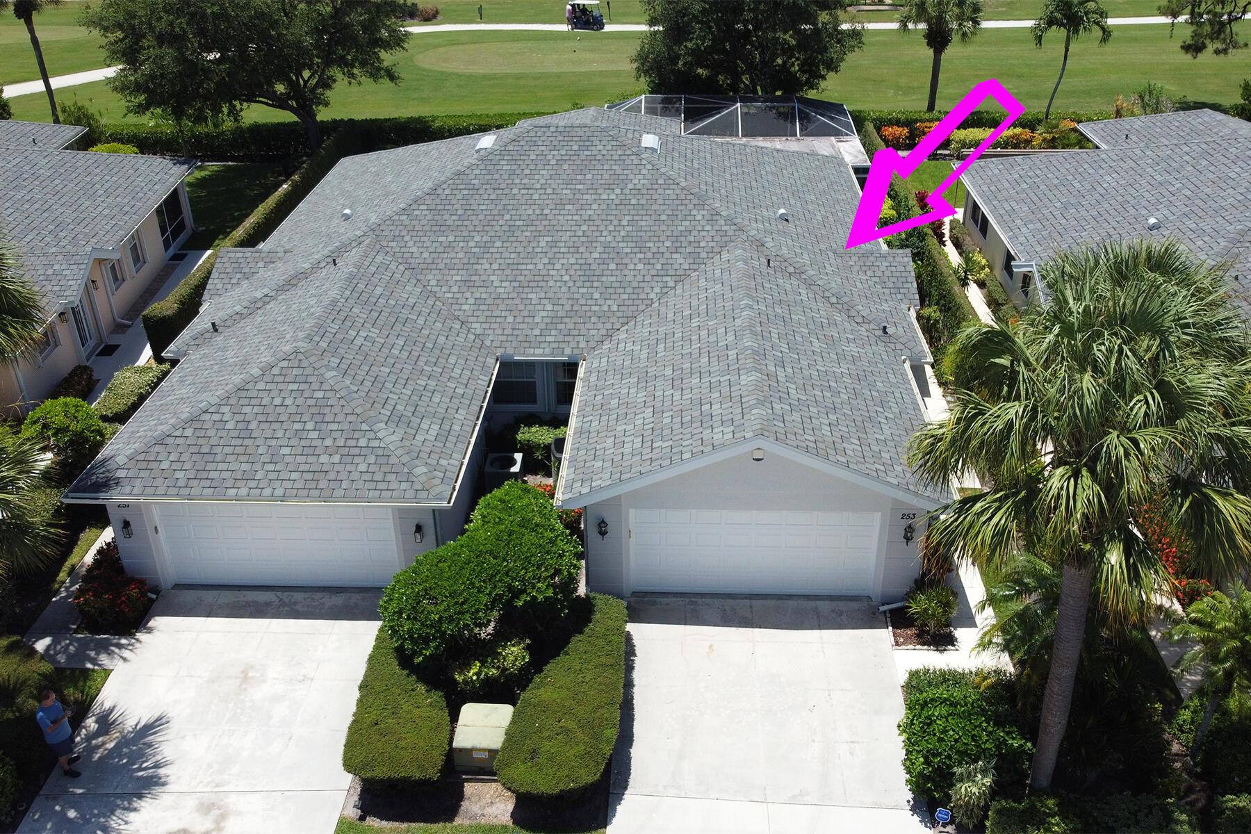 Don't miss this exceptional Divosta-built villa in highly sought-after one of a kind ''Greenbrier'' ALL AGES WELCOME!. It's beautifully bordered by the public Indian Creek Golf Course and its inviting club restaurant. This charming 2-bedroom, 2-bathroom, 2-car garage home boasts significant recent upgrades: a 2019 A/C, 2022 roof, 2021 water heater, and fresh exterior paint. Crucially, there's NO polybutylene piping! Enjoy added features like accordion shutters and a generator hookup. Step outside and relax on the HUGE, covered, and shaded screened patio.Greenbrier offers fantastic amenities: tennis, pickleball, a beautiful community pool, and a nearby park with an upcoming splash park, playground, jogging trail, and workout station.