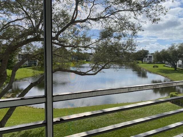 Waiting for you to make this your home. Amazing water views front and back. Great 2 bedroom 1.5-bathroom corner condo.