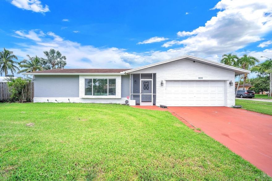 **Lakefront Oasis with No HOA!** Discover this beautifully updated 3/2 corner home in one of Margate’s most sought-after communities. Enjoy peaceful, private fishing with tranquil lake views from your private backyard oasis. Inside, you’ll find sleek modern tile flooring throughout, a stylish contemporary kitchen, and full impact windows for peace of mind. The spacious 2-car garage includes shutters for added protection, as do all windows and doors. Major updates include a newer roof (2025), a nearly brand-new A/C (2024), and a hot water heater replaced in 2021, a resurfaced pool (2023), new sprinkler system, and a Paxcess pool robot for effortless maintenance. Best of all no HOA restrictions or fees! This move-in ready gem blends comfort, style, and security—all in a prime location.