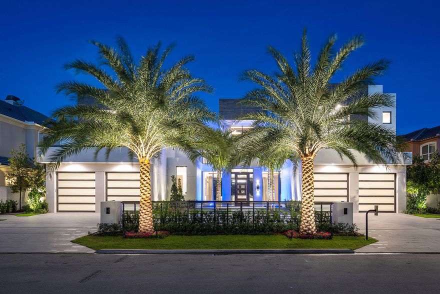 Elevate your lifestyle with this amazing turn-key Signature Estate by SRD Building Corp, setting the standard for elite Intracoastal living. Built in 2022, this exquisite residence is over 8,200 square feet of open, airy living space. The five-bedroom masterpiece offers a 4-car plus golf cart garage, resort-grade pool and backyard amenities, and 100 feet of prime Intracoastal frontage complete with a private dock and Jet Ski Lift. Experience unparalleled sophistication with full-house automation via the Crestron smart-home system, a cutting-edge security system, and meticulous craftsmanship only SRD can deliver. Fully furnished by the award-winning P&H Interiors design group, this Intracoastal gem is a true haven of luxury.