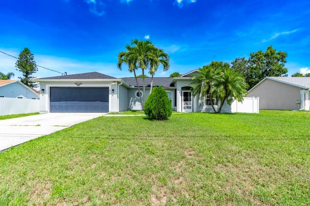 Photo of 573 SW Cherryhill Road, Port Saint Lucie, FL 34953 (MLS # R11101833)