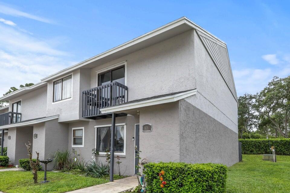 This beautiful 3-bedroom, 2.5-bathroom corner unit townhouse is move-in ready! Inside, you'll find a spacious and welcoming living area, freshly painted, as well as a fully-fenced patio that's perfect for outdoor gatherings. The property also boasts new AC, new water heater, and new dishwasher, as well as a new roof and a master bedroom with a private balcony. Plus, the exterior has also been recently painted by the HOA, ensuring that the home looks great both inside and out. You will have access to a range of great amenities, including a clubhouse with a pool, gym, and sports courts. The home is conveniently located near shops and restaurants in a quiet community, making it the perfect place to call home