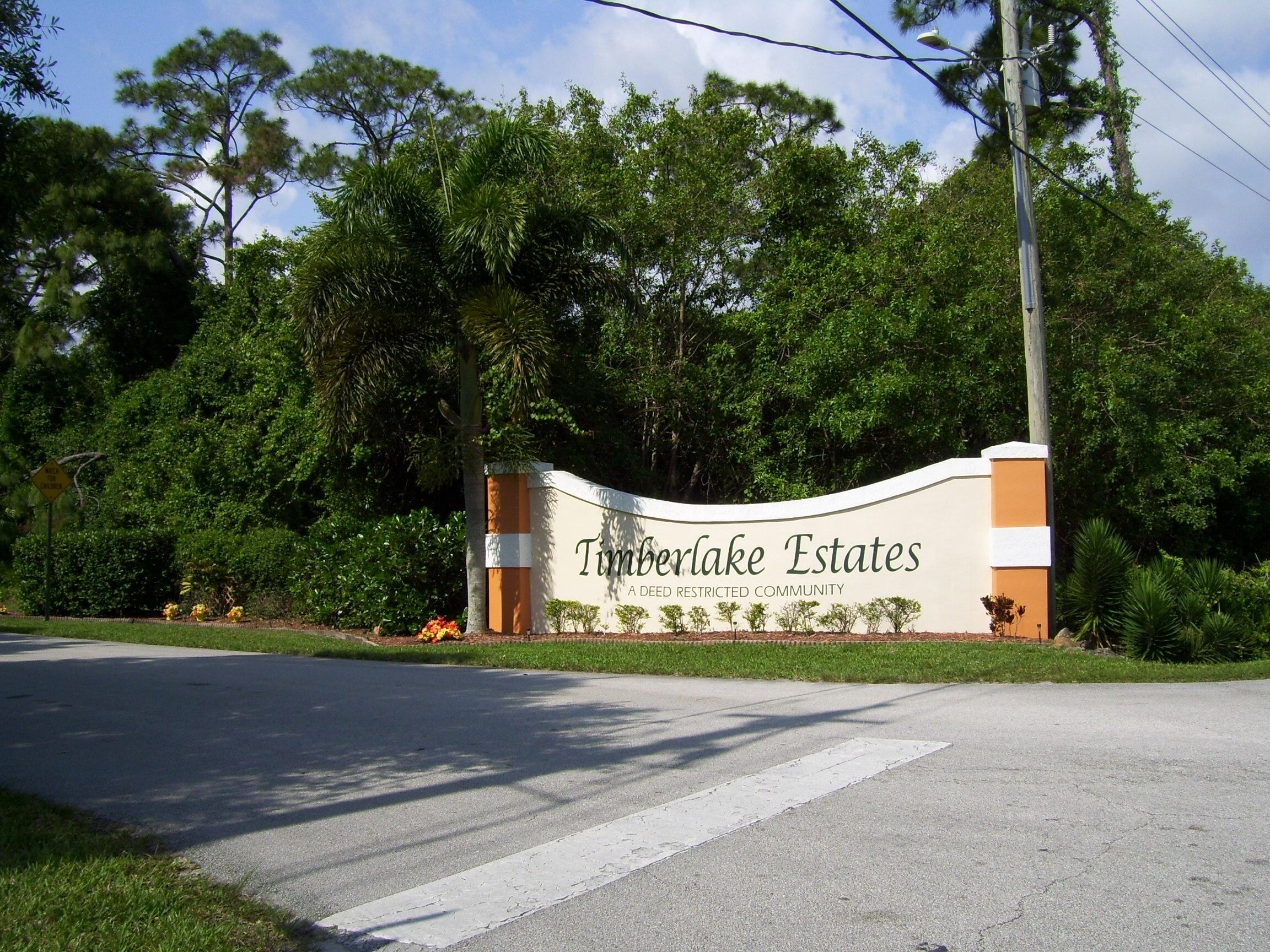 Timberlake Estates only has 37 Residential lots on 1/2 +/- Acre with 6 Cul-de-Sacs. 5 lots not built on yet & 3 planning to build in the future. HOA fees only $10/Month paid yearly $120 to keep the Entrance Beautification Not Mandatory. County only Taxes too. Underground Utilities served by FPL, FPUA Water and Phone Lines. AT&T installing high speed connection along Angle Rd. and planned to service the neighborhood.A hard to find small neighborhood close to I-95, Winn-Dixie & Publics scheduled to build on Indrio Rd. Great shopping easy to get to up in Vero.