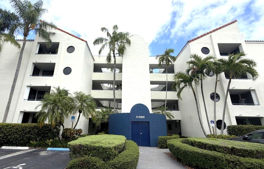 Stunning, light-filled 2 bedroom, 2 bathroom condo located in the heart of Aventura. This spacious condo features sleek title flooring throughout, granite countertops, stainless steel appliances, and refined modern finishes. The oversized primary master bedroom offers a spa-like experience with a roman tub and bidet. Gated community featuring a peaceful pool and beautifully landscaped walking path. Prime location just minutes from Aventura Mall, Gulfstream Park and pristine beaches.