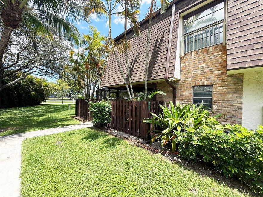 AMAZING OPPORTUNITY to put your stamp on this 3 bedroom 2.5 bathroom town house in the highly desirable neighborhood of Parkside in the heart of Coral Springs just steps away from Mullins Park and The Walk. This home has a private FENCED & SCREENED PATIO as well as a beautiful COMMUNITY POOL.