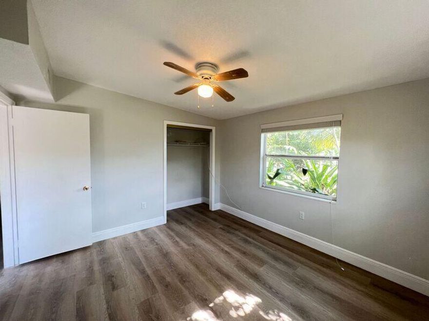 Completely remodeled 3 bed 1 bath in lake worth beach.  All new luxurious vinyl plank flooring throughout.  Brand new out of the box AC system! Freshly painted in all rooms.  Brand new stainless steel kitchen appliances! All new kitchen cabinets and countertops! Ceiling fans throughout.  Completely remodeled bathrooms being built out right now!  All these exciting improvements are being built out right now! Walking distance to Santaluces Sports Complex.  Couple blocks from Military trail.  Short drive to I95, Ocean, and its beaches!  Lots of shopping and many restaurants in the area to choose from!  This one is going to go quick!!