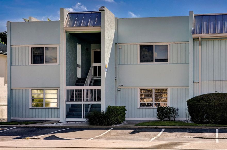Amazing Opportunity to Rent This Spacious 1/1 second-floor unit with vaulted ceilings and vinyl flooring throughout. Features include impact windows and doors, updated kitchen with white shaker cabinets, large bedroom, in-unit washer & dryer, and private balcony. One assigned parking space. Conveniently located in the heart of Lighthouse Point close to shopping, dining, and beaches. Pets OK with Landlord Approval, NO aggressive breeds! $40/M Pet Fee Per Pet, Tenant Pays Water & Electric