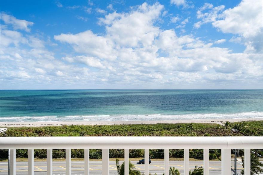 360 degree views of the River to the Ocean! Highly desirable south exposure for Balconies that wrap 3 sides of this SE corner 3BR/2BA Condominium. Sunny & protected from the North winds even in winter months! Secure building amenities include: Clubroom w/kitchen, heated pool, gym & sauna, tennis cts, 2 elevators, 1 car garage, Riverfront access for the fisherman or to launch your kayak! Size are approx & subject to change.