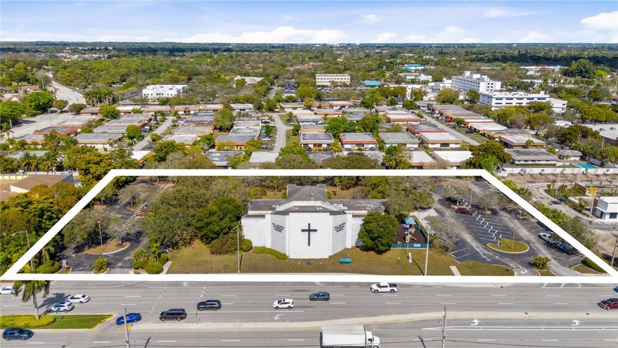 Exceptional and cherished landmark church property! Unique opportunity to expand your ministry & community outreach. Situated on 3.34 acres! Located on the corner of N University Dr & McNab Road. Prime location & easy accessibility. Zoned MU-N, allowing for a range of uses, including residential & non-residential, place of worship, religious education & ministry, community outreach & service, youth programs & activities, counseling & support services. Main sanctuary boasts soaring ceilings, stained-glass windows & grand altar. Fellowship hall, preschool classrooms, playground, service room, sound room, memorial garden & spacious administrative office areas provide ample room for a variety of activities. Well-maintained grounds, ample parking & accessibility. Schedule Your Tour Today!