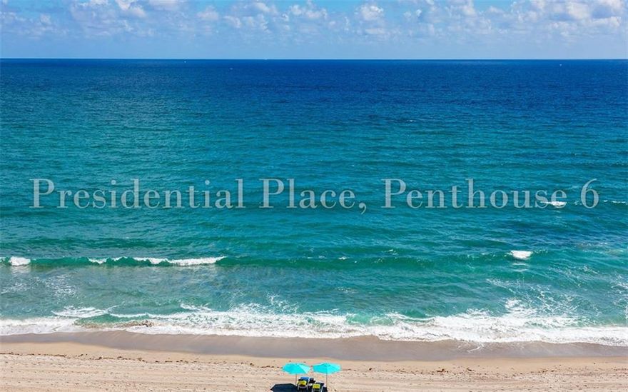 Crown Jewel of Presidential Place !! This newly gut renovated southeast corner Penthouse offers tasteful timeless design throughout the residence. The superb floor plan presents the finest oceanfront living with breathtaking direct ocean and Lake Boca views. Gorgeous views abound from every room with floor to ceiling hurricane impact windows and doors. No detail was overlooked in the stunning renovation with finishes too numerous to mention and can only be appreciated when seen! Presidential Place is a low-rise boutique building located on the grounds of the Boca Raton Hotel and Beach Club with walking distance to all amenities..