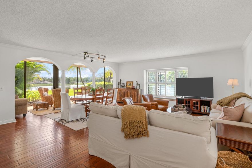 Located within the prestigious Palm Beach Polo & Country Club, this 3-bedroom, 3-bathroom condo at 13224 Polo Club Road, Unit A102 offers the perfect blend of comfort and convenience. Just minutes from the Wellington International showgrounds, it's ideal for equestrian enthusiasts, seasonal living, or anyone seeking to be at the center of Wellington's vibrant lifestyle. The upgraded living area is filled with natural light, creating a bright, inviting space with an easy flow for everyday living or entertaining. Ground-floor access enhances indoor-outdoor enjoyment, all within one of Wellington's most sought-after gated communities. Owners enjoy exceptional amenities, including top-tier tennis and pickleball courts, a fully equipped fitness center, and a scenic 5.5-mile golf cart trail.