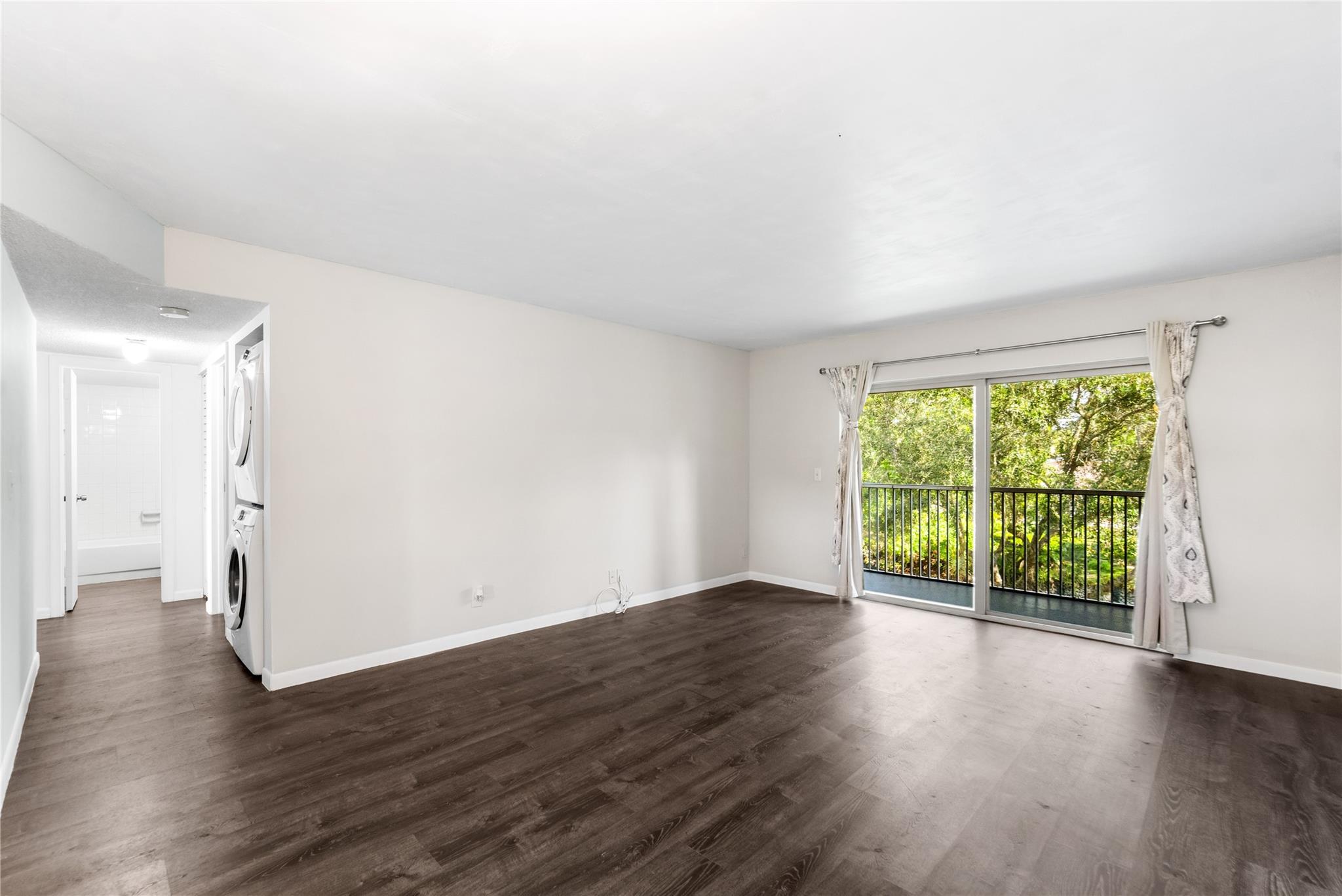Beautiful 3-bedroom, 2-bathroom condo located on the second floor in a well-maintained community. This unit features stainless steel appliances, vinyl flooring throughout, and a convenient in-unit washer and dryer. Enjoy a relaxing canal view from the screened-in patio with impact glass sliding doors. The community offers a swimming pool, one assigned parking space, and ample guest parking. Ideally situated close to grocery stores, restaurants, and shopping centers for a convenient lifestyle. Association requires a minimum 650 credit score and income of at least 3x the rent. Tenant insurance is required before move-in. No pets allowed.