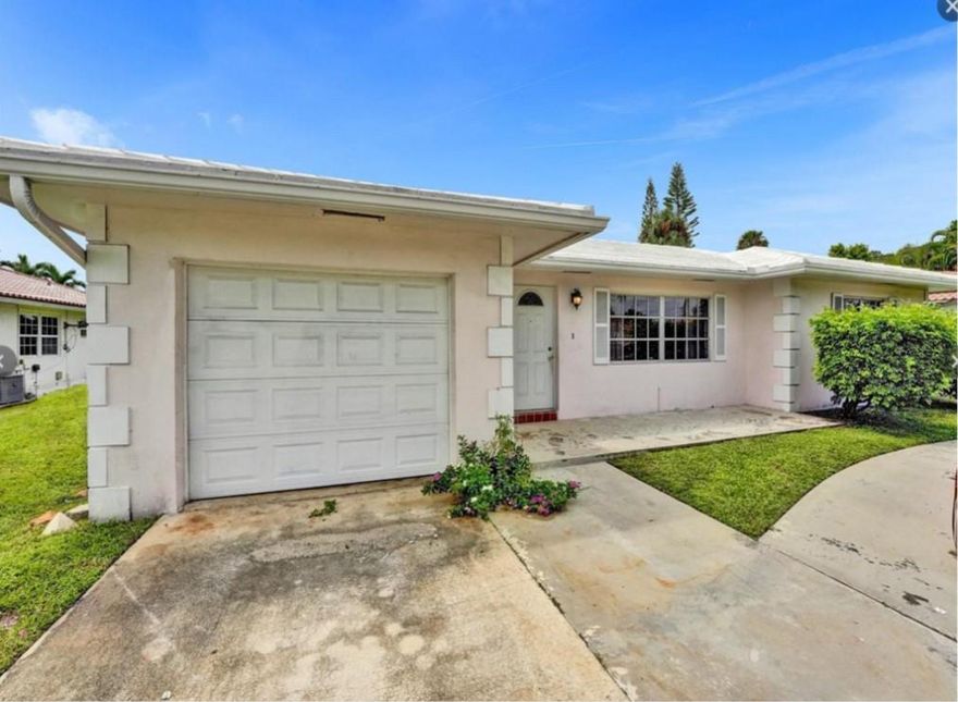 Great Location in Boca Raton! Single family home 3 bedrooms/2 bath, new roof, new paint, new kitchen, new bathroom, new flooring. play area for children on an oversized lot. Single car garage, A/C installed 12/2021. Home is located on a cul de sac with easy access to major highways, shopping ,parks and restaurants. Great school area. Wont last. NO gate community. NO HOA approval need. NO PET. Move in today