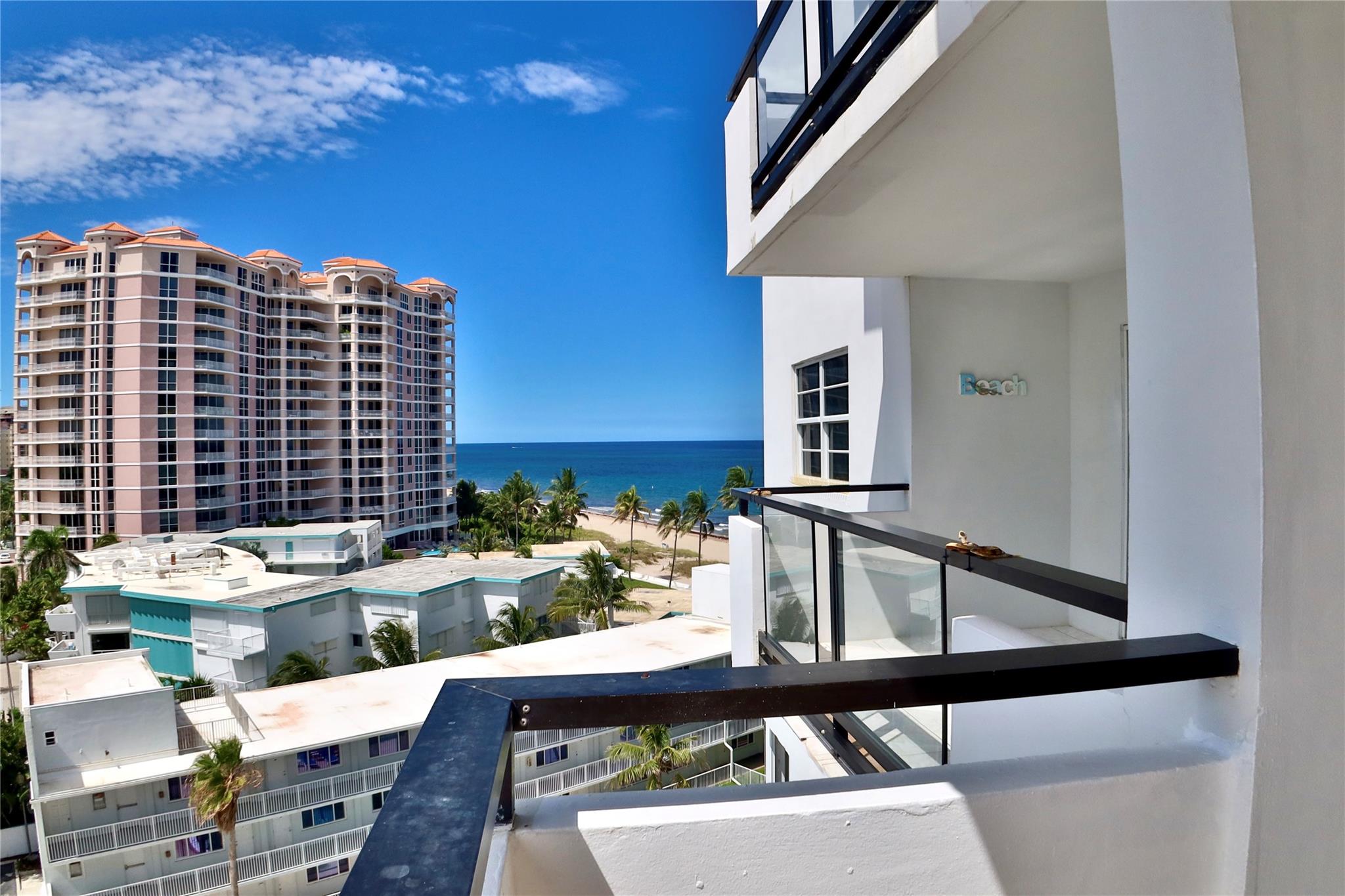 Winter in South Florida just got better! This beautifully updated and newly furnished 2-bedroom, 2-bath seasonal rental is the perfect escape from the cold. Available for 3 to 6 months (as per Association)From November 1/2025 to May 1/2026, this bright and breezy unit offers ocean views, stunning sunsets, and all the comforts of home including in-unit washer and dryer and 1 covered parking space. Located south of Atlantic and North of Commercial Blvd, just steps to the best beaches, shopping, restaurants and vibrant nightlife. Free LBTS shuttle makes it easy to explore the area without driving. The building has completed its concrete restoration and no upcoming work is scheduled, so you can relax in peace. Just bring your suitcase and start living the South Florida dream this winter!