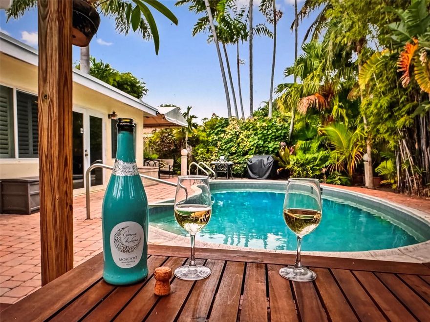 FULLY FURNISHED 3 BEDROOM, 3 BATH POOL HOME LOCATED IN THE HEART OF WILTON MANORS.  HOME FEATURES A WIDE U-SHAPED DRIVEWAY, IDEAL FOR ACCOMMODATING MULTIPLE VEHICLES OR HOSTING GUESTS.  OWNER WILL ALLOW A SUBLEASE FOR A TENANT TO DO AIRBNB.  EXCELLENT LOCATION, MINUTES TO THE BEACH, SHOPPING, RESTAURANTS, AND DOWNTOWN FT. LAUDERDALE.  EXTERIOR FEATURES INCLUDE AN ELECTRIC VEHICLE CHARGING STATION.  POOL AND HOTTUB SPA MAKES THE PATIO AN IDEAL TROPICAL PARADISE.  TILE FLOOR.  OPEN SPLIT BEDROOM FLOOR PLAN.  STAINLESS STEEL APPLIANCES.  SOLAR PANELS THAT ALLOWS THE TENANT TO HAVE VERY LOW ELECTRIC BILLS.