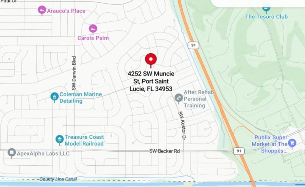 Photo of 4252 SW Muncie Street, Port Saint Lucie, FL 34953 (MLS # R11079498)