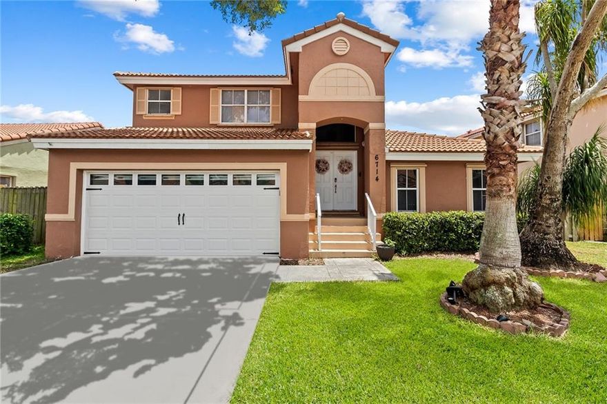 HOME SWEET HOME! CURB APPEAL GALORE IN THIS STUNNING HOME IN GATED COMMUNITY. BRAND NEW 2020 ROOF. BRAND NEW HIGH EFFICIENT 4 TON LENOX 2020 A/C WITH REME HALO ULTRA VIOLET LIGHT FOR AIR PURIFICATION. BRAND NEW 2020 KITCHEN WITH GRAY SHAKER WOOD CABINETS W/UNDER LIGHTING, QUARTZ COUNTERTOPS, SS APPLIANCES, COMMERCIAL CHEF FAUCET, TILE GLASS BACKSPLASH & COUNTER SEATING. BRAND NEW 2020 GORGEOUS MASTER BATH W/ DOUBLE SINKS, HUGE SHOWER & BEAUTIFUL SLIDING GLASS ENCLOSURE. BRAND NEW WATER RESISTANT LAMINATES IN BEDROOMS. COMPLETELY RENOVATED 1/2 BATH. VOLUME CEILINGS IN SPACIOUS LIVING ROOM. JACK & JILL BATH UPSTAIRS. LARGE ENCLOSED TILED PATIO & COMPLETELY FENCED-IN HUGE BACKYARD. EPOXY FLOORING IN 2 CAR GARAGE. SECURITY CAMERAS STAY. COMMUNITY POOL & AMENITIES. VERY LOW HOA!