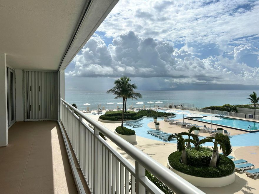 Seasonal Coastal Retreat! Enjoy stunning SE ocean & resort pool views from this spacious newly renovated 2-bed, 2-bath, 1,500 sq ft condo at The Barclay. Start your mornings with sunrise on the large balcony, or relax in the evenings. Updated bathrooms, sun-filled interiors, and all the comforts of home await. Resort-style amenities include direct beach access, heated pool, gym, tennis/pickleball courts, BBQ area, saunas, lounge, game & movie rooms, 24/7 concierge, covered parking, storage bin, and more. Cable & internet included. Live the beachside lifestyle this season!