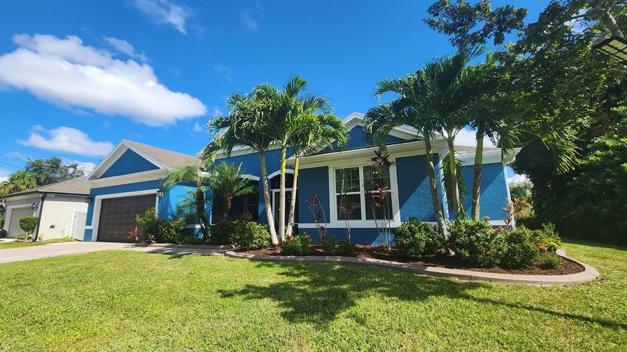 4/3/2 CBS home located in a desirable location, close to schools, shopping, I95, turnpike, Traditions, hospitals, and local beaches.  The home features a huge, 30 x 20, screened lanai with hot tub, custom curbed landscaping, 4' added garage depth, large, screened front porch, tile throughout the main living areas, 12' ceilings, granite counter-tops, s/s appliances, butler's pantry, entry motion security system, and much more.  Don't miss this one!  Schedule your private showing today.