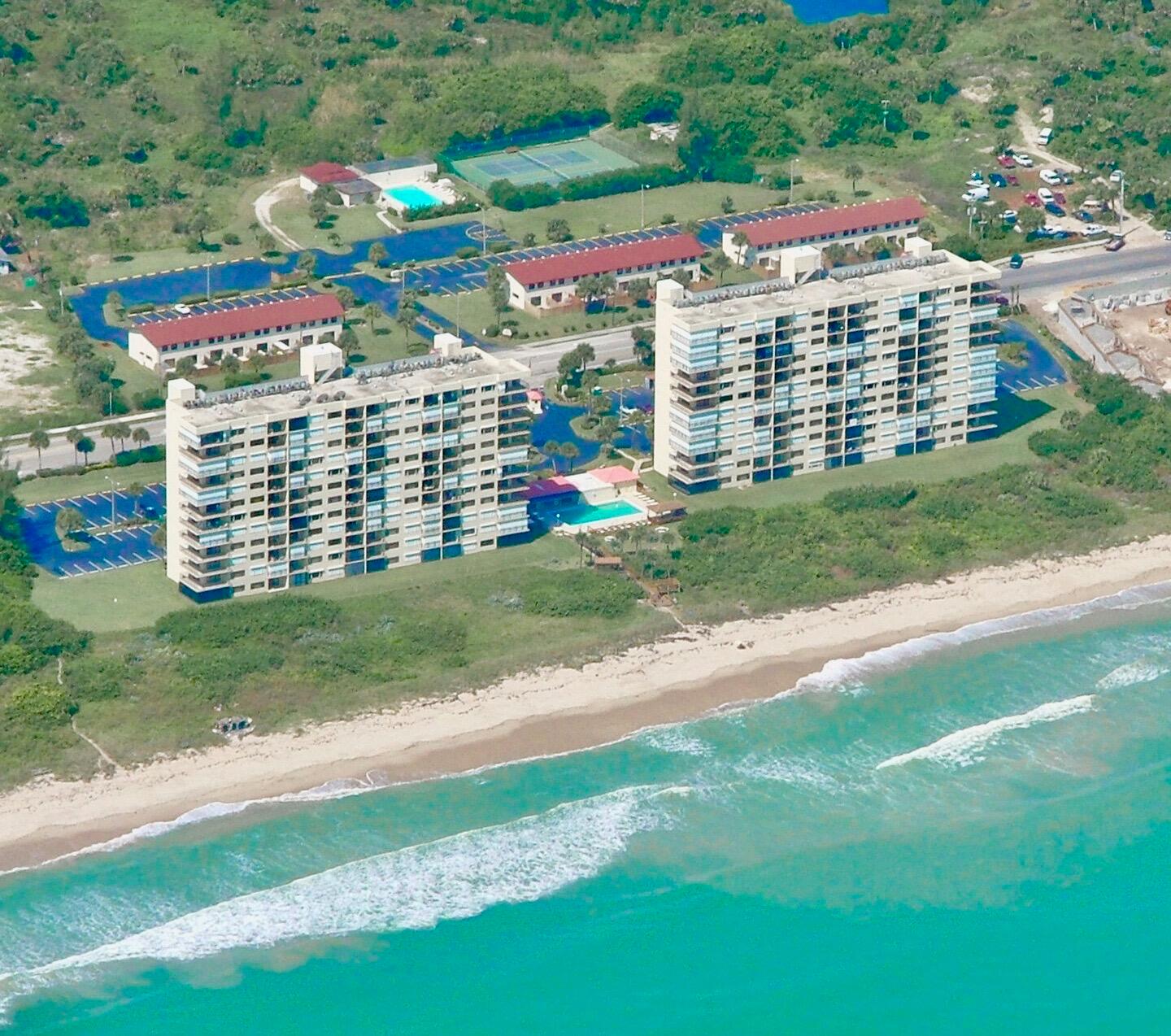 SE corner unit with panoramic views. New AC, updated kitchen, tile floor in living room and kitchen. Some updates still needed. Owner motivated!
