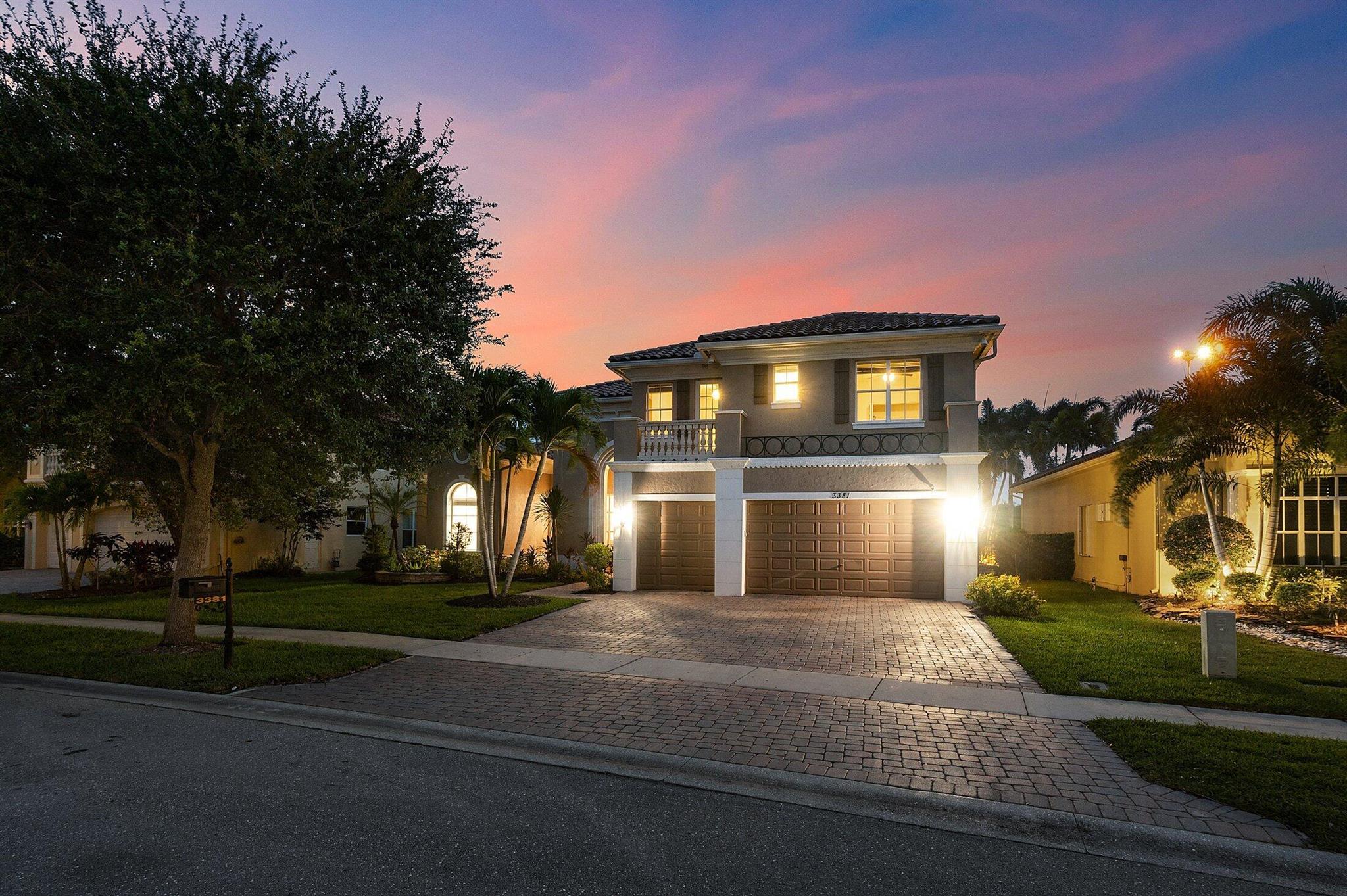 Rarely available ''Capistrano Model'' is a 6 Bedroom Estate home in the prestigious community of Talavera! This expansive 2-story home features a 1st-floor master suite, soaring 20-ft ceilings, and a large loft upstairs. The open-concept kitchen is equipped with newer quartz countertops, custom painted wood cabinetry, backsplash, and double ovens. Bathrooms feature quartz vanities, modern fixtures, updated lighting, a 3-car garage, and 3-zone A/C with a dedicated unit for the master. The newly built pool includes LED color lights, a salt chlorinator, heater, and remote control for effortless enjoyment. The community is just 5 minutes to National Polo Center, Dining, Shopping and all of the amenities that South Florida and the Wellington Equestrian Community have to offer! Some Pix Virtual