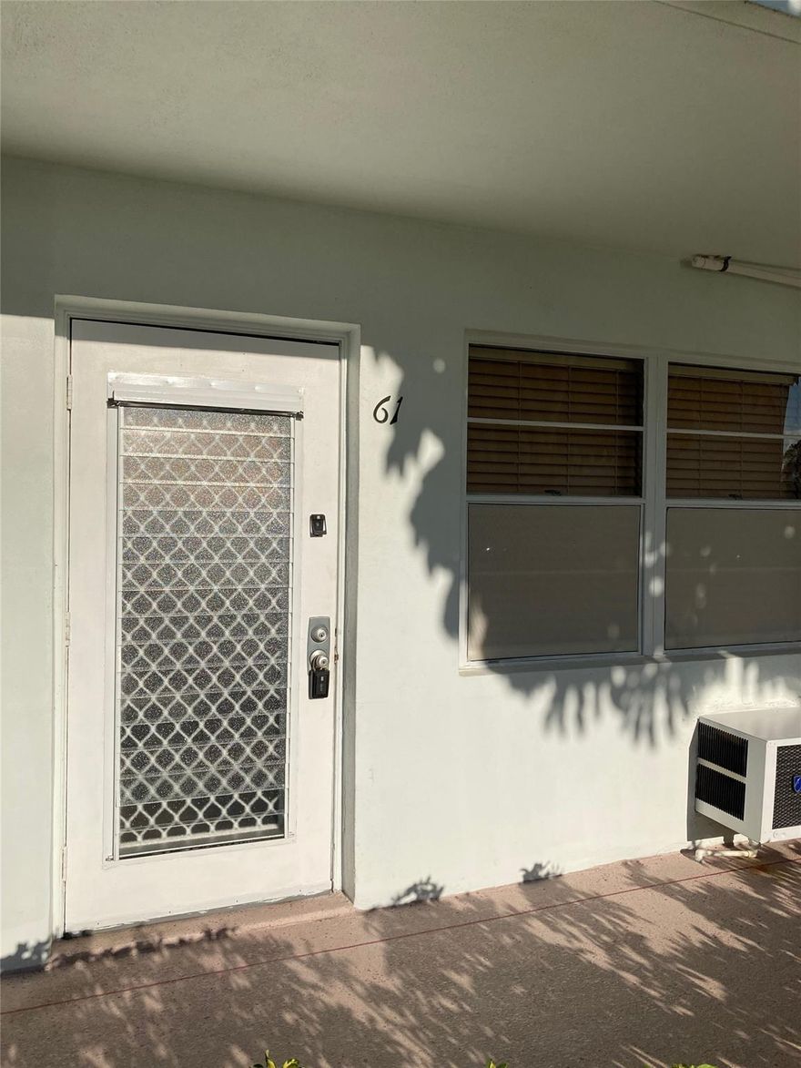 FIRST FLOOR (UN-furnished-disregard in photos). Quiet location & peaceful WATER VIEW in highly desirable Ashby B. TILED FLOORS. IMMACULATE.  Next to laundry room. Three minutes from East Gate (Military Tr.) Fast approval. CVE is a 55+ community with 24 hour gated security; countless amenities (Free cable TV; beautiful clubhouse - live weekly shows, state of the art gym with sauna, free classes, indoor pool. Free movies. tennis, pickle ball, heated outdoor pool steps away, etc. Free bus service: internally and to medical & shopping. 3 and a half miles to beautiful Deerfield Beach.