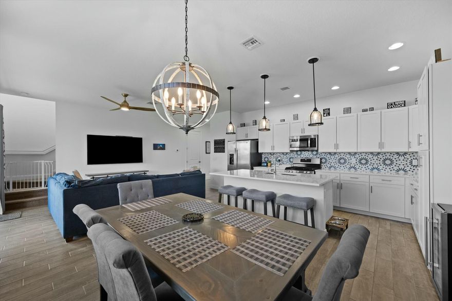 PRICED FOR A QUICK SALE, GET THE BEST DEAL ON THE MARKET! Welcome home to this meticulously maintained Shoreline model, featuring 3 bedrooms, 2.5 bathrooms, 1,705 sqft of elegant living space, and a spacious two-car garage, nestled in the sought-after Skycove community in Westlake, FL. This residence boasts a multitude of desirable upgrades, including beautiful white quartz countertops, stylish wood-look plank tile flooring, and pristine shaker cabinets with upgraded hardware throughout.