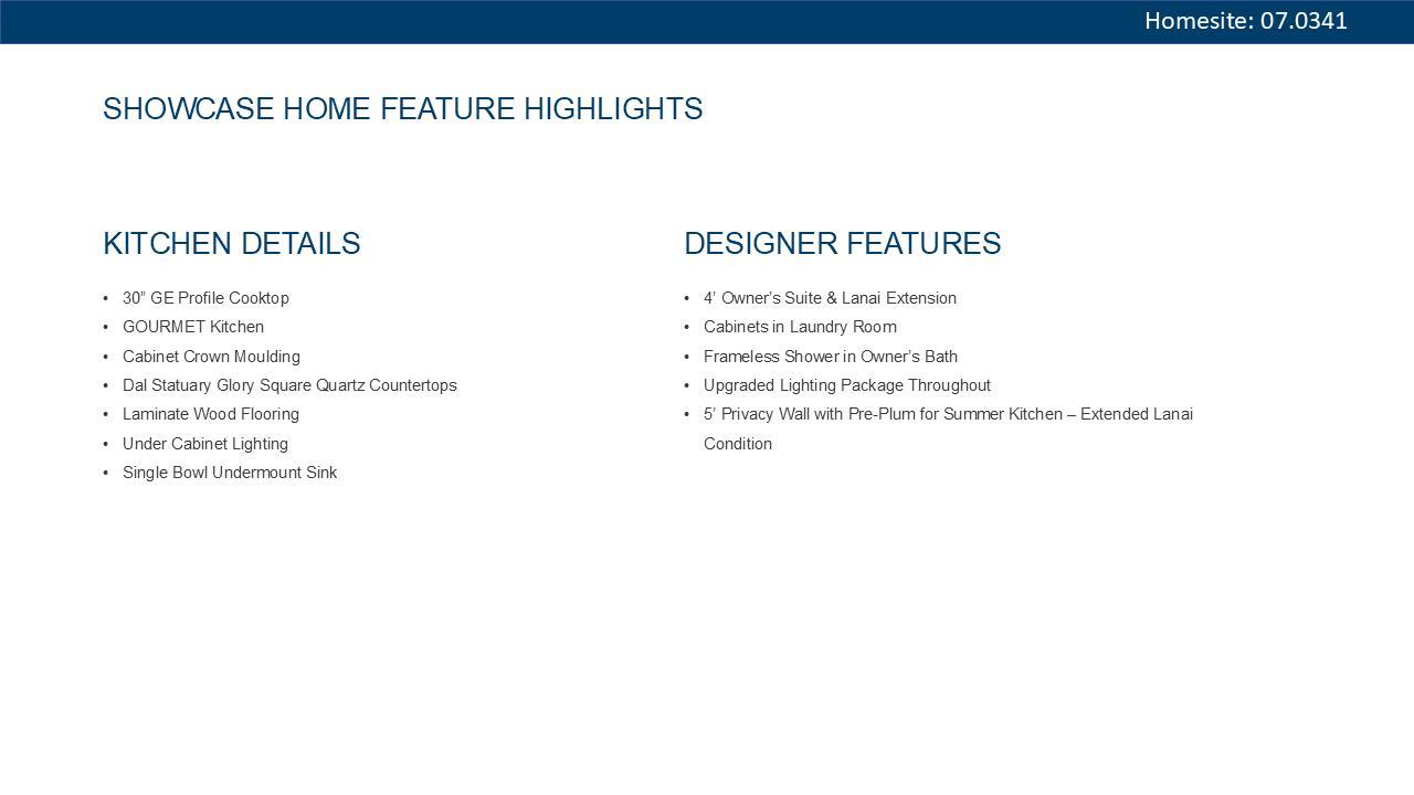 VERANO SOUTH PUD 1 - POD - Residential