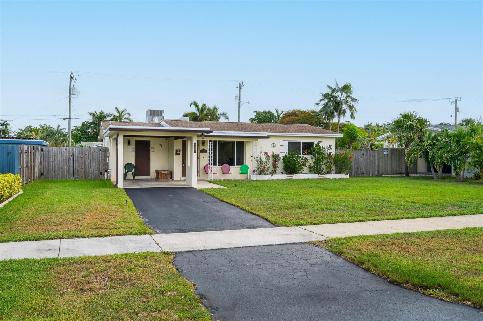 Charming Hollywood Home on Oversized Lot. Move-In Ready! Welcome to this beautifully maintained home in the heart of Hollywood. Full of character & recent updates, this property is perfect for those seeking convenience, & endless potential. Step inside to find a light-filled layout with impact doors & windows throughout. The roof & A/C were both replaced in 2018, & the home has been freshly painted. A newer fence (2017) surrounds the expansive backyard, creating a private oasis ideal for entertaining, relaxing, or expanding. The fully fenced yard offers ample space for RV & boat parking, a storage shed, & even room for a pool! Located just minutes from the Hard Rock, Hollywood Beach, Memorial Hospital, & FLL Airport, this home is perfectly positioned for both everyday living & weekend fun.