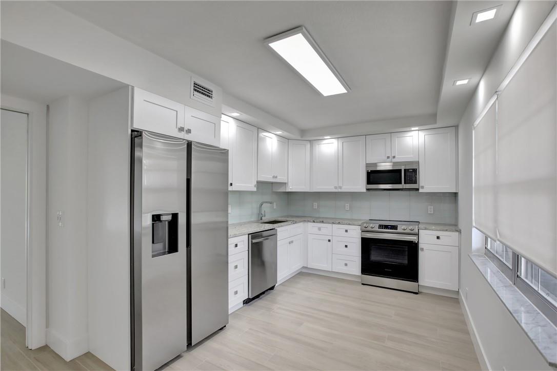 Beautifully renovated 3-bed/2.5-bath split-bedroom gem in coveted Building 104 @ Palm Aire, just steps from the park & Publix. Sleek tile floors & S/S appliances set the tone for modern elegance. Open layout is flooded w/ natural light. Enjoy luxurious bathrooms w/ glass showers & eco-friendly dual-flush toilets. 2024 A/C & impact-resistant windows in the back bedrooms ensure comfort and peace of mind. Relax on your private screened balcony, and take advantage of custom closet organizers in each bedroom. Just beside the pool and Skolnick Center, this building offers both convenience and leisure. Rent covers Cable, INTERNET, Water, Trash, and Sewer. Association requires minimum 700 credit score & refundable $500 deposit. Landlord requires Tenant to purchase & maintain renters' insurance.