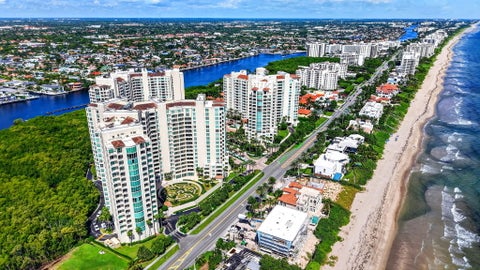 Tiny photo for 3740 S OCEAN Boulevard #703, Highland Beach, FL 33487 (MLS # B26084753)