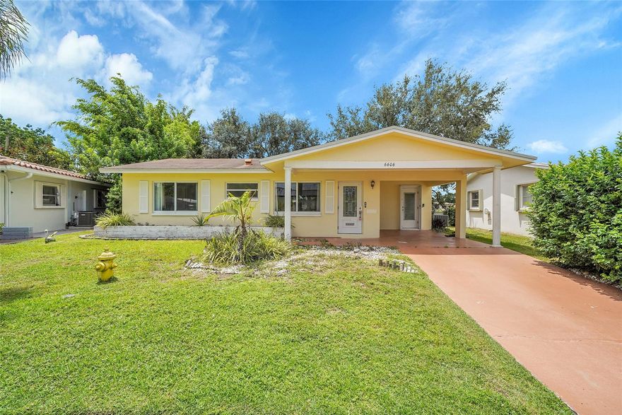 Welcome to Mainlands! This turn-key home features 2 spacious bedrooms and 2 full bathrooms. You’ll love the open-concept layout with kitchen that looks out to the lake, separate dining room for entertaining, and a separate laundry room for added convenience. Enjoy sunsets on your covered patio overlooking the large lake. Additional highlights include: Impact windows and doors, 2016 shingle roof, 2011 A/C unit and so much more! This home is in a great location in the community, close to shopping, restaurants and highways.