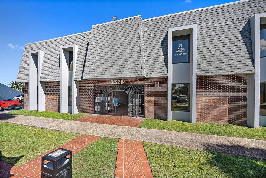 Excellent Opportunity - Flexible Office Space for Lease. Prime office space available | free standing two-story professional building located at 2328 S Congress Ave, in the high-traffic corridor of Palm Springs / West Palm Beach. On the second floor, there are two SUITES, B & C, each with private office spaces separated by walls and doors. SUITE B: 5 offices, foyer & hallway -Total 1287.35 SF. $3755 monthly equates to: 1287 sq.ft. X $ 35.00. All measurements are approximate and should be verified by the client and his agent. SUITE C: 4 offices & conference room - Total 1168.79 SF. $3410. Monthly equates to : 1168.79 SF X $35.00. All measurements are approximate and should be verified by the client and his agent.