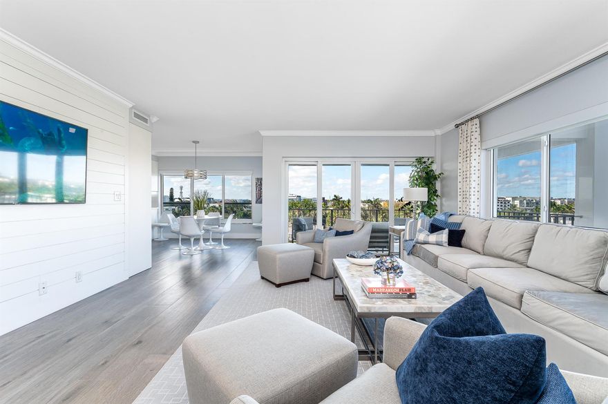 Location!  Location!  Location!

   Very RARE FULLY RENOVATED Corner 2 Bedroom / 2 Bathroom Condo with Direct 270 degree views of the Intracoastal in Delray Beach.  

Bar Harbour, is an upscale boutique building. Most Common Area Interior renovations completed in 2023. 

5 Min walk to Atlantic Avenue and Delray Beach Pavillion / Ocean. 

One of the few mid-rise condo buildings with NO age restrictions.  Includes Washer / Dryer In Unit. 
 The ''C & D'' Lines are closest to the water and only 2 have traded in the past 10 years.

This Is An Incredible Opportunity For A Turnkey Condo Available for 2024 Season. 
That Will Not Last - Scheduling Showings Now!!!

Furniture not included but negotiable.