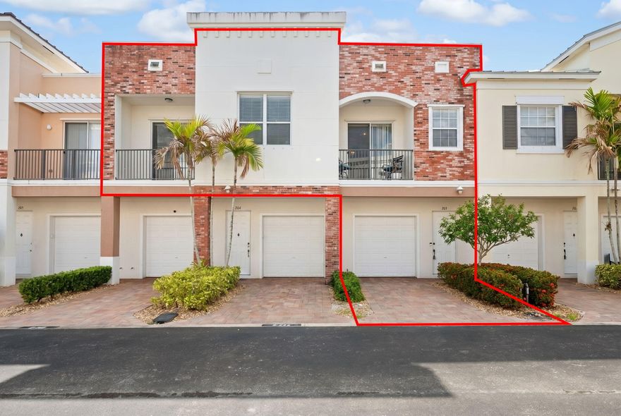 Terrific location in the "heart" of the village. Perfect set up for the snow bird, investor or private owner that wants to be where the action is. You can enjoy the fireworks and festivals right from your own two balconies. Tile flooring throughout, high ceilings and neutral decor, two walk in closets in the master bedroom. One and a half car garage,  with plenty of storage space. The park is located approximately 76 yards from your front door. Pets are welcome. Home Sold AS IS, Never had CD. Seller will consider selling Furniture, Furnishings and possible Auto  if purchased with condo.