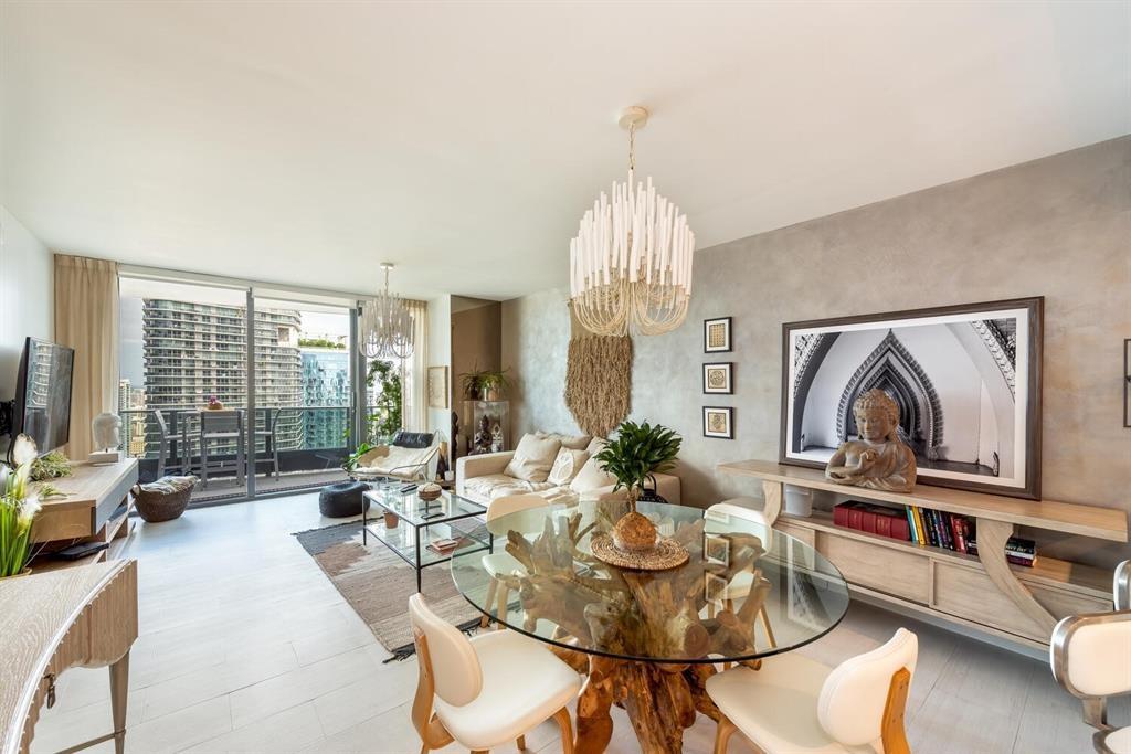 Discover your private, FULLY FURNISHED sanctuary in the sky, right in the heart of Brickell's iconic Flatiron tower. This 1-BED, 1.5-BATH residence is a true retreat, offering zen-like tranquility from the vibrant city below. Through vast floor-to-ceiling windows, enjoy breathtaking panoramic views of the Miami skyline, the bay, and spectacular nightly sunsets. Inside, the elegant residence features premium Miele appliances and refined finishes throughout. Indulge in WORLD-CLASS AMENITIES: a stunning rooftop pool, spa, fitness center (with 2 Pilates machines), plus a second lap pool, private cinema, and refined club rooms that are perfect for gatherings & events. With 24-HR concierge and 2 valet spaces, this turnkey home is the perfect balance between vibrant city life and peaceful luxury.