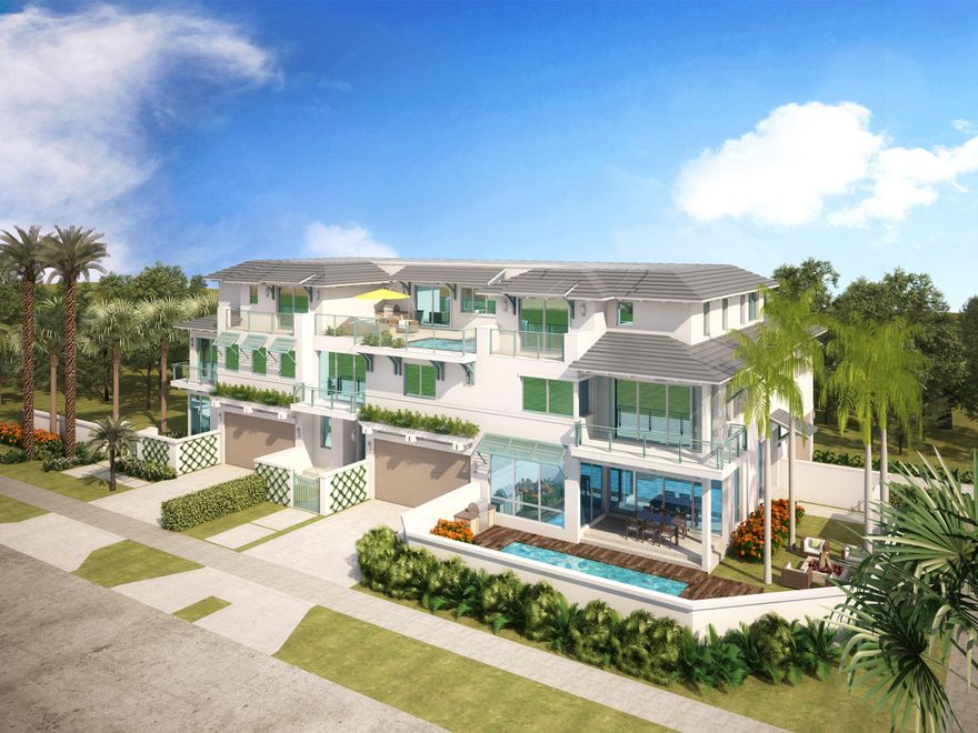 Experience the space, light, and effortless lifestyle offered in this Coastal Contemporary enclave, just steps to the sea. The three distinctively unique residences designed by highly acclaimed architect Randall Stofft will provide sought after outdoor living which connects seamlessly with the dramatic open interiors. Walls of glass and natural architectural elements will define these modernistic themes. While the retreat-like setting offers privacy, the boutiques and fine dining on Atlantic Ave are within an easy stroll.Buyer pays title insurance, Florida documentary stamps, and all other closing costs. Taxes are based on vacant land only and subject to change.